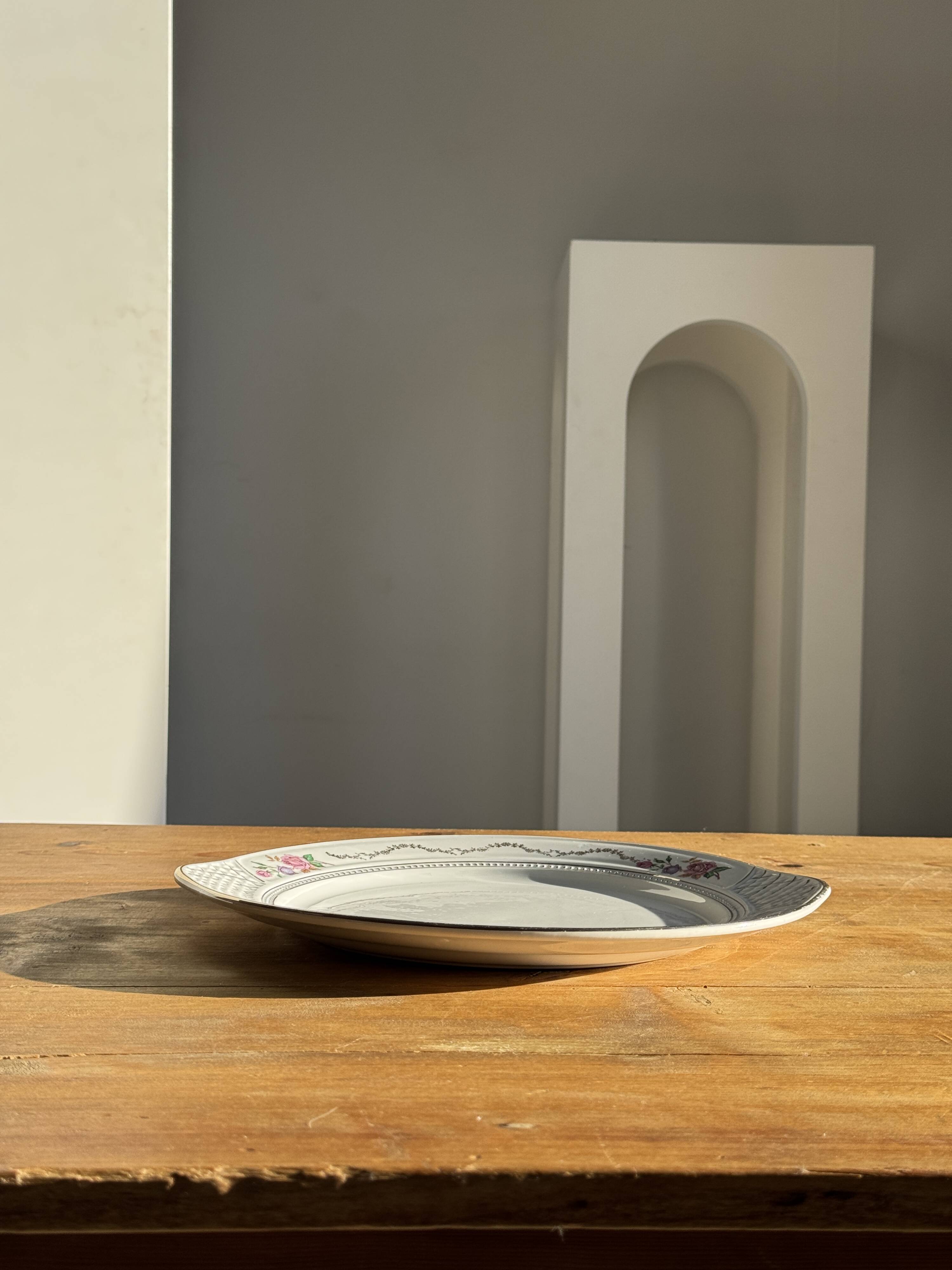 L'Amandinoise rose gold tart dish D30