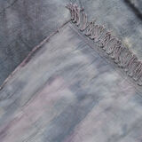 5x7 distressed gray blue hemp carpet232x156cm