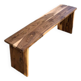 Banc en noyer massif Boho