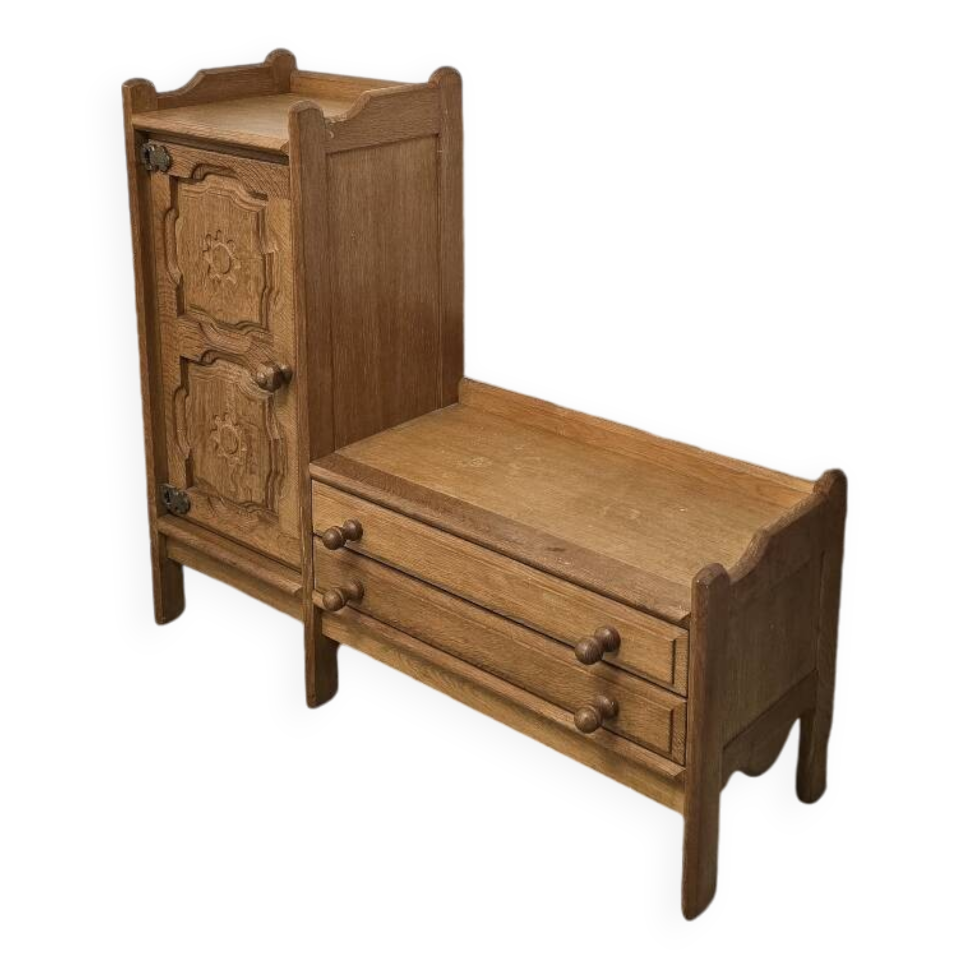 1960 Guillerme et Chambron oak sideboard