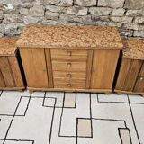Art Deco Marble Set 1960"