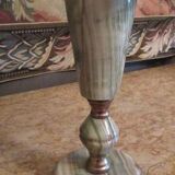 Pretty Onyx and brass table lamp