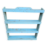 Teak wall shelf