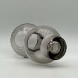 Murano glass 70s vase - mid century modern decor - vintage fume glass made in italy