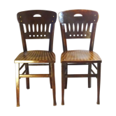 2 chaises Luterma bistrot , 1930