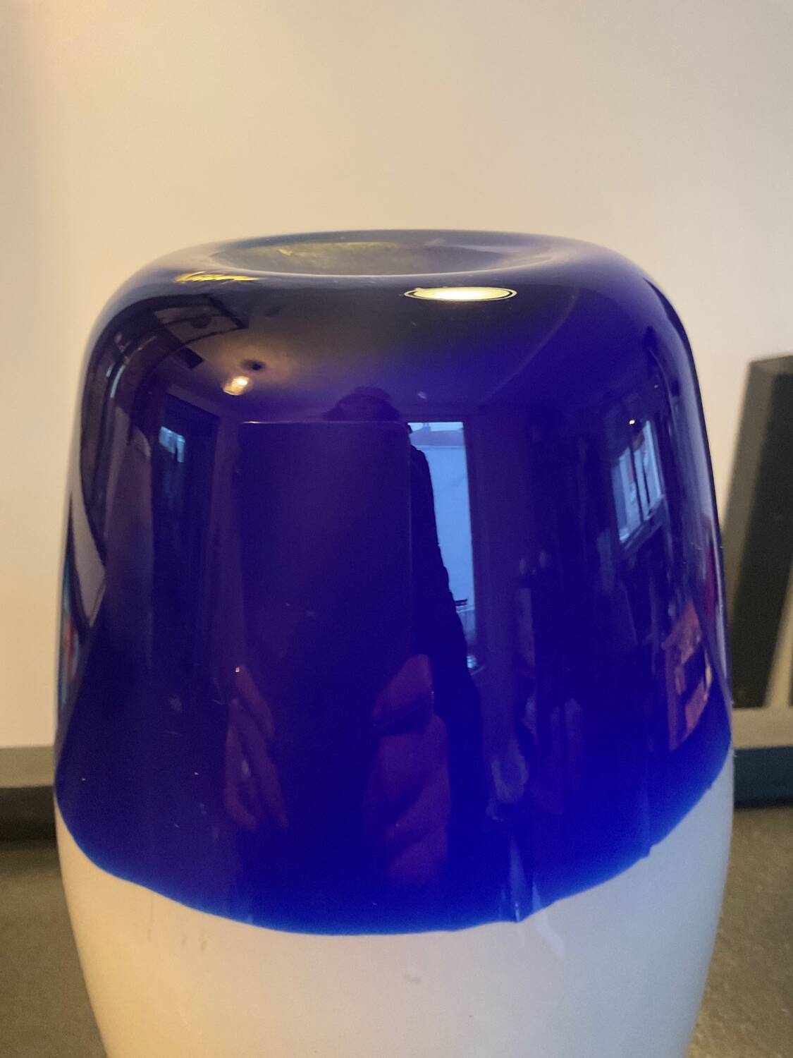 Murano blown glass vase