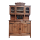 Art Nouveau Art Deco buffet in blonde walnut