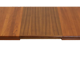 Vintage mid century modern KS Denmark rectangular teak extendable dining table 'Marbjerg'