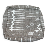 Handmade Berber Kilim Pouf, Floor Cushion