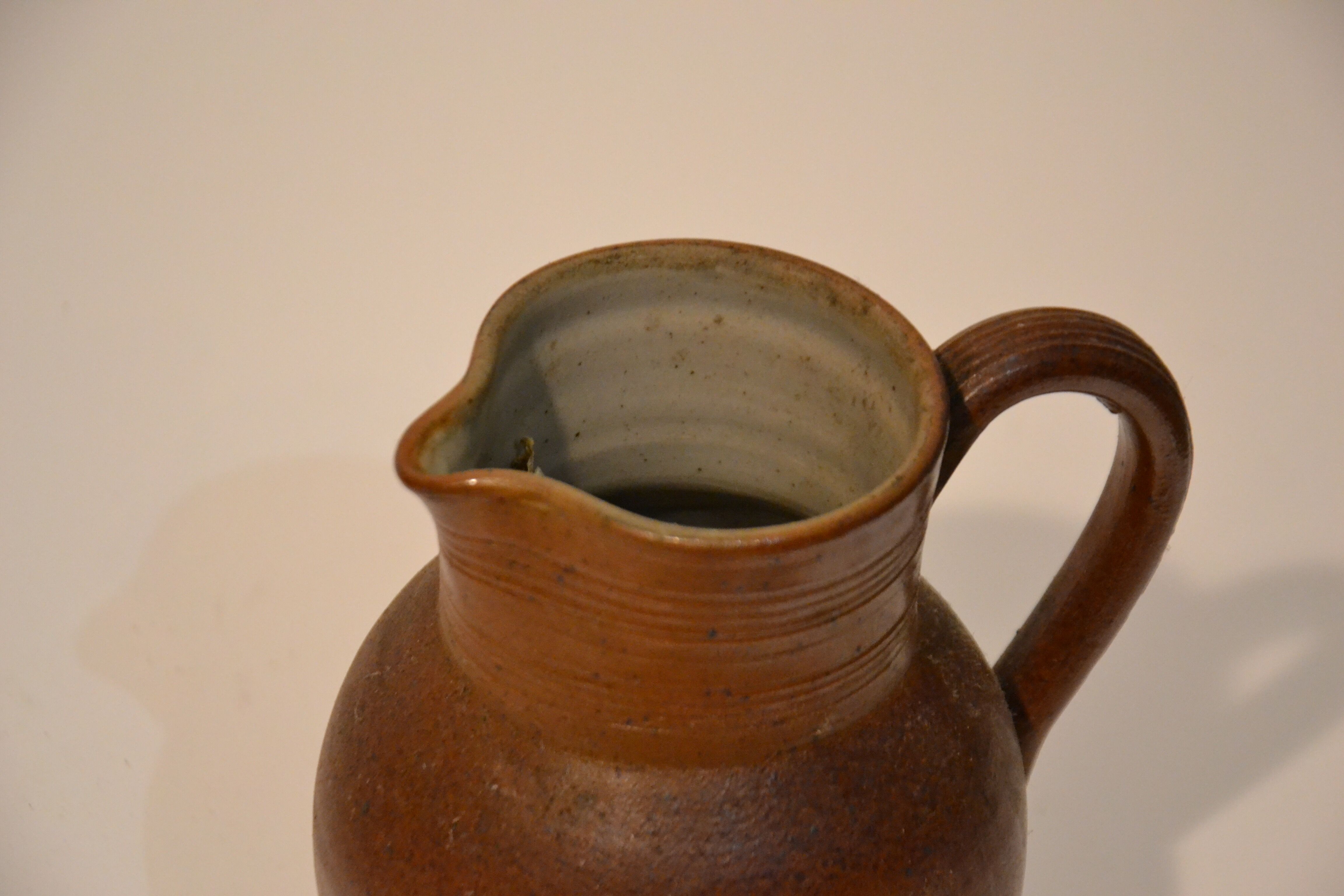 Berry region stoneware pitcher