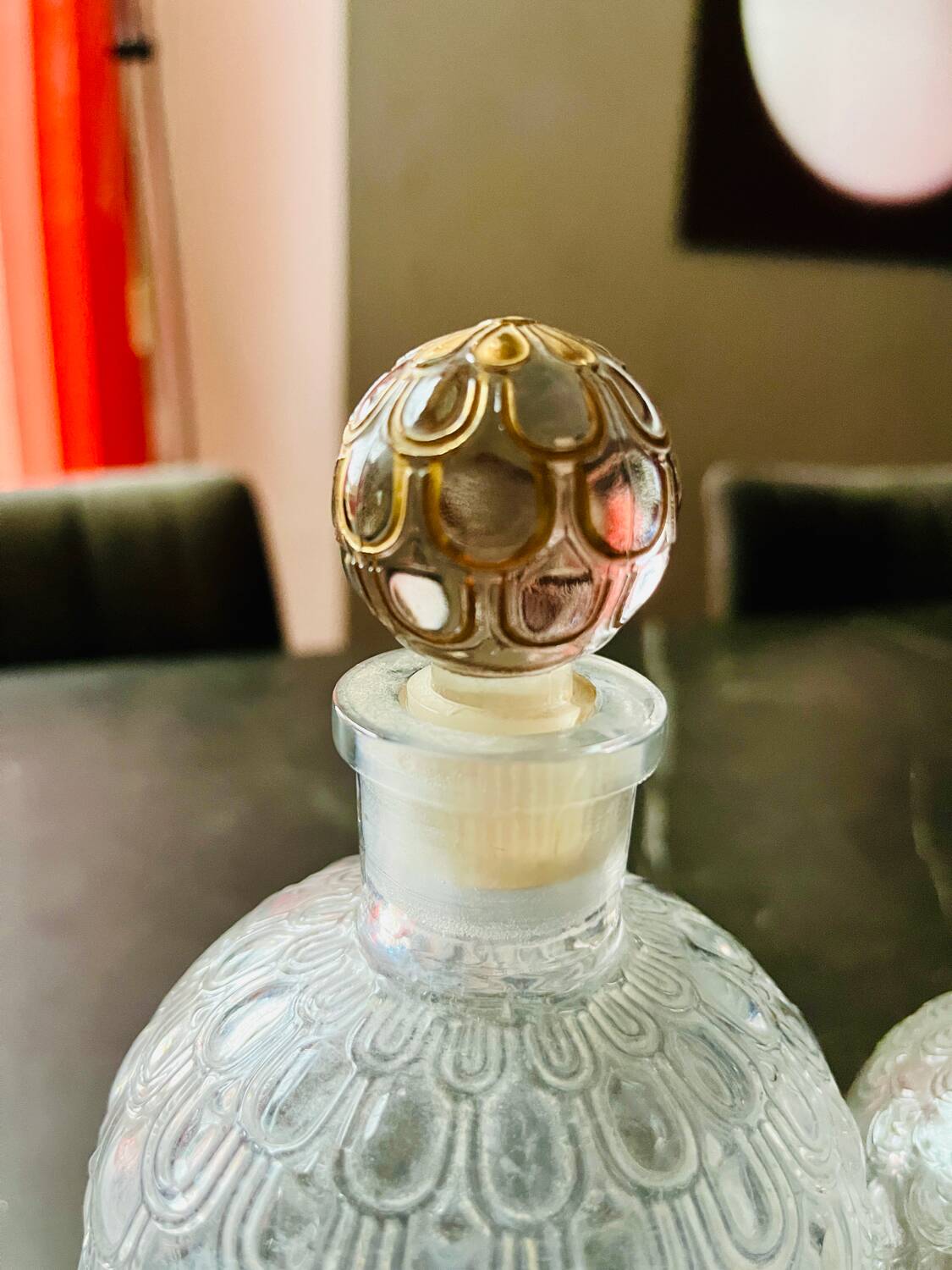 Lot of 3 old Guerlain perfume bottles with bees