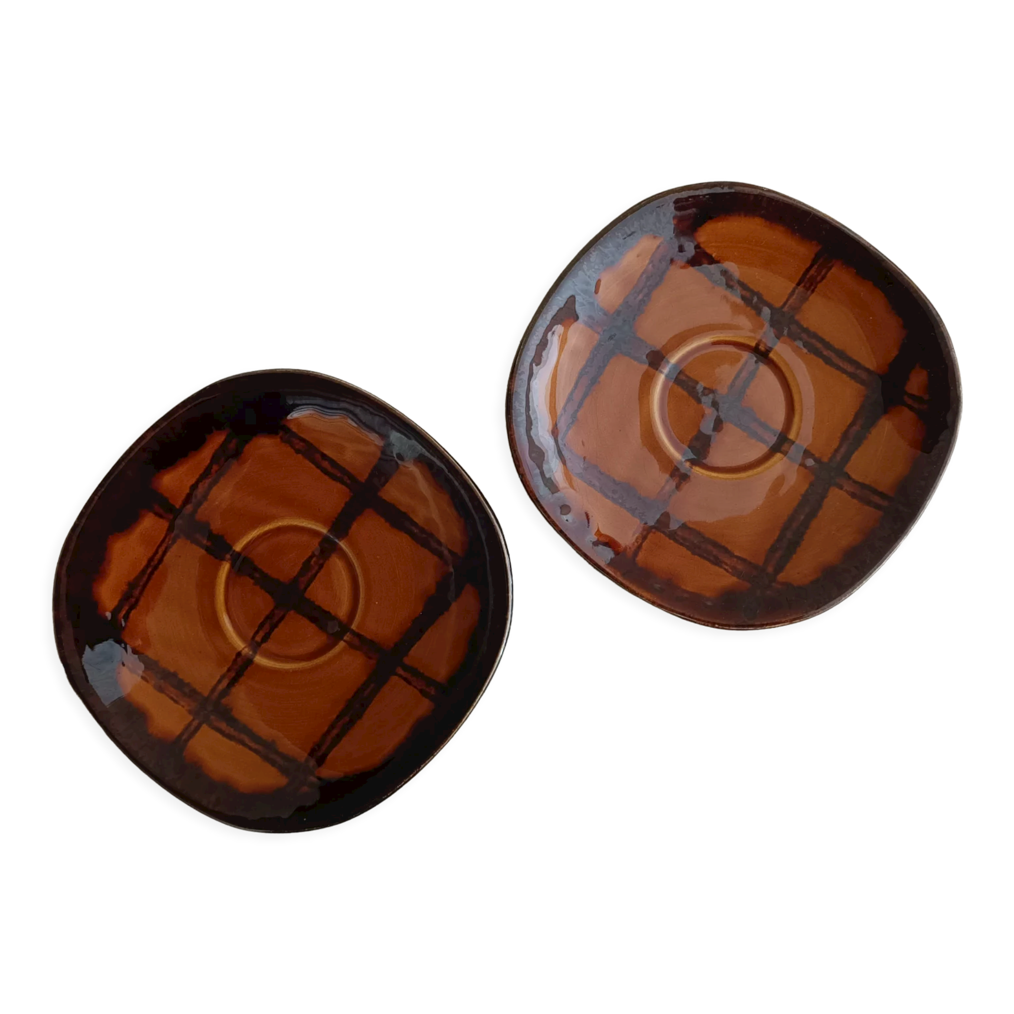 2 saucers Lunéville Badonviller