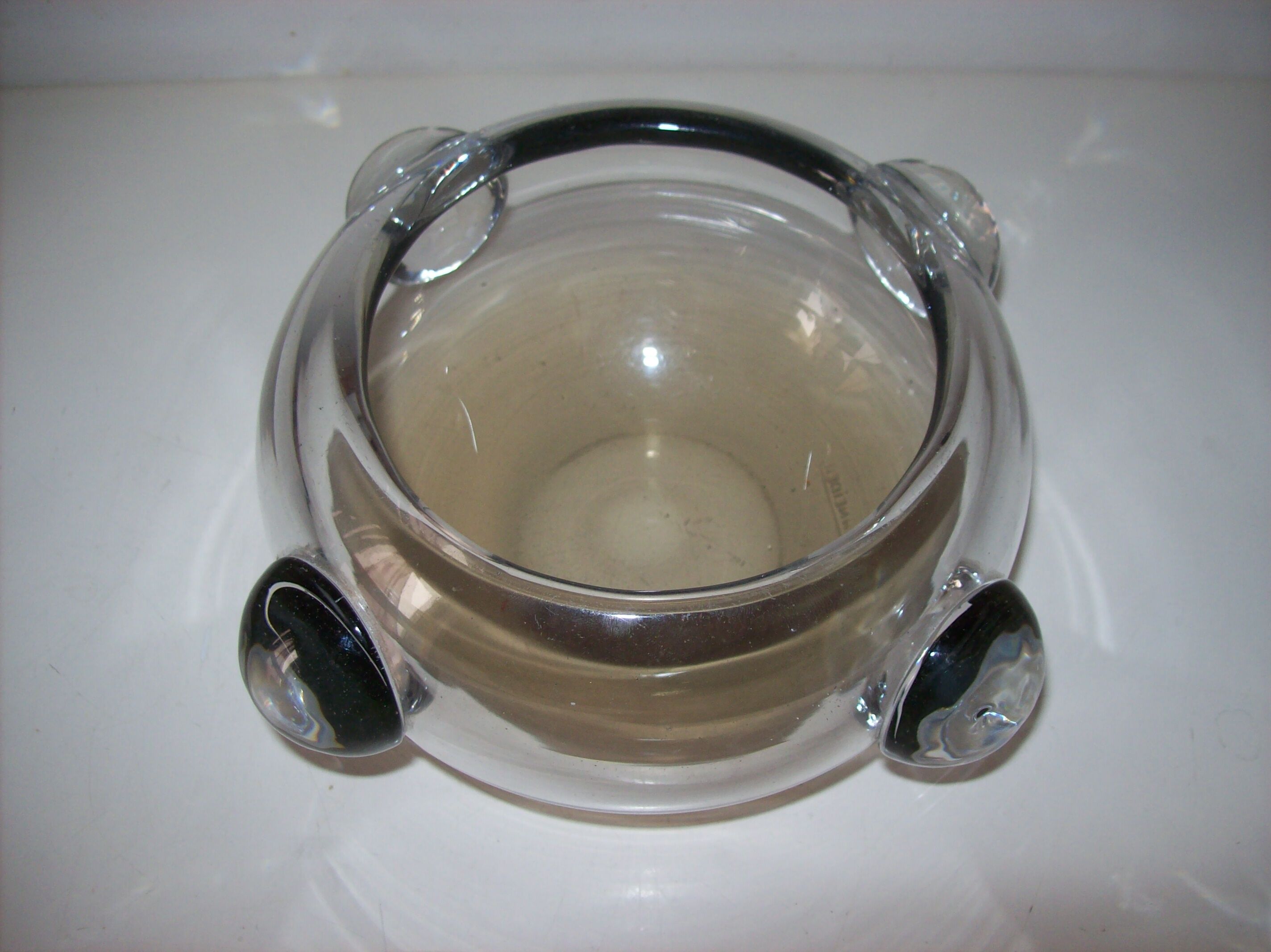 Schneider crystal vase