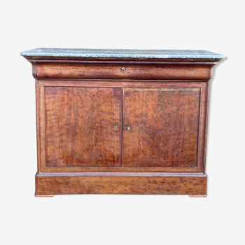 Louis Philippe vintage buffet in speckled mahogany