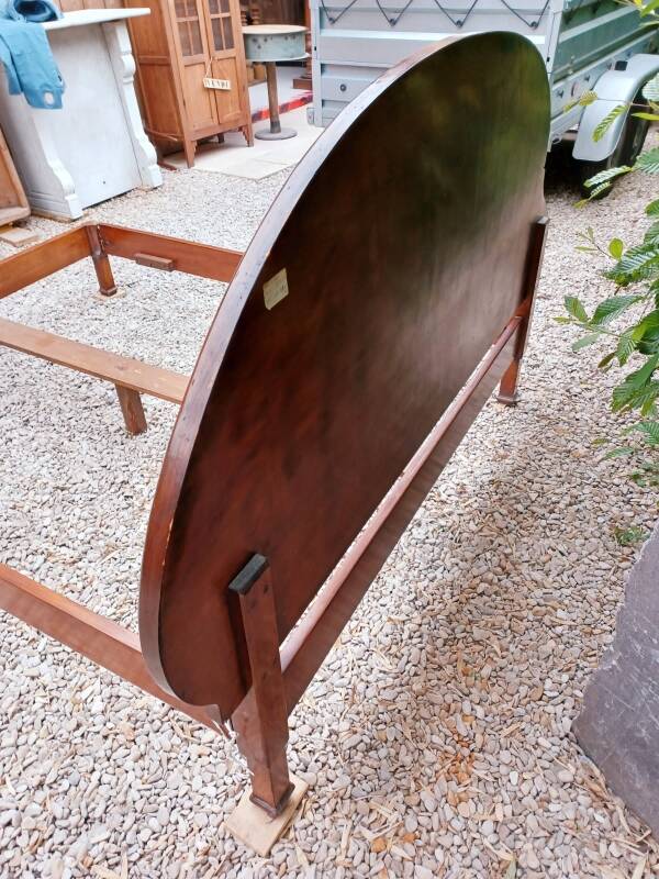 Art Nouveau style bed - rosewood and marquetry