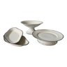 4 Limoges porcelain dishes Jules Vieillard 19th century