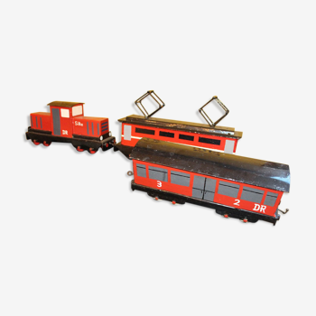 Old big train in metal decorative toy