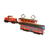 Old big train in metal decorative toy