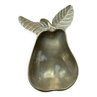 Pear-shaped brass pocket tray