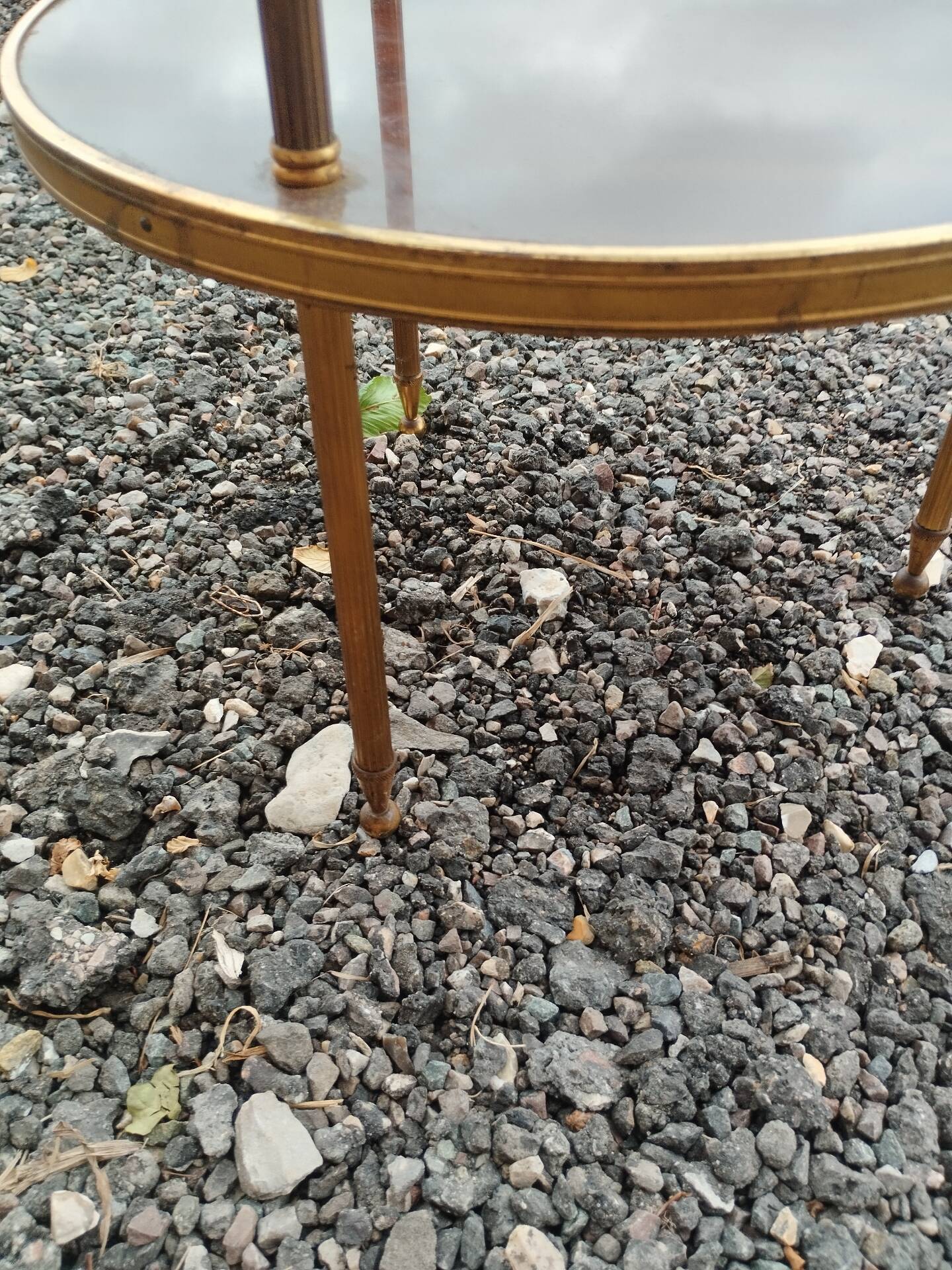 Antique bedside table in Louis XVI style