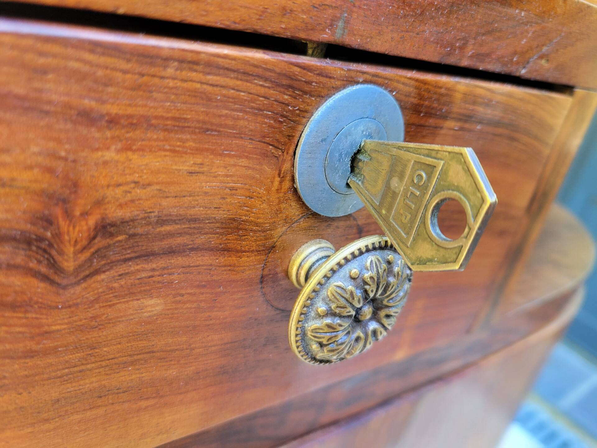 Art Deco bedside table or side table from the 1930s.