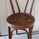 Thonet bistro chair N°18 curved wood-relief pattern on the seat