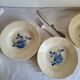 7 vintage deep plates in earthenware from Digoin Sarreguemines