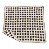 Couverture au crochet en laine 1mx1m