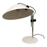 White lacquered metal lamp, Lella Montecroci and Marco de Carli, Arrelam, 1970