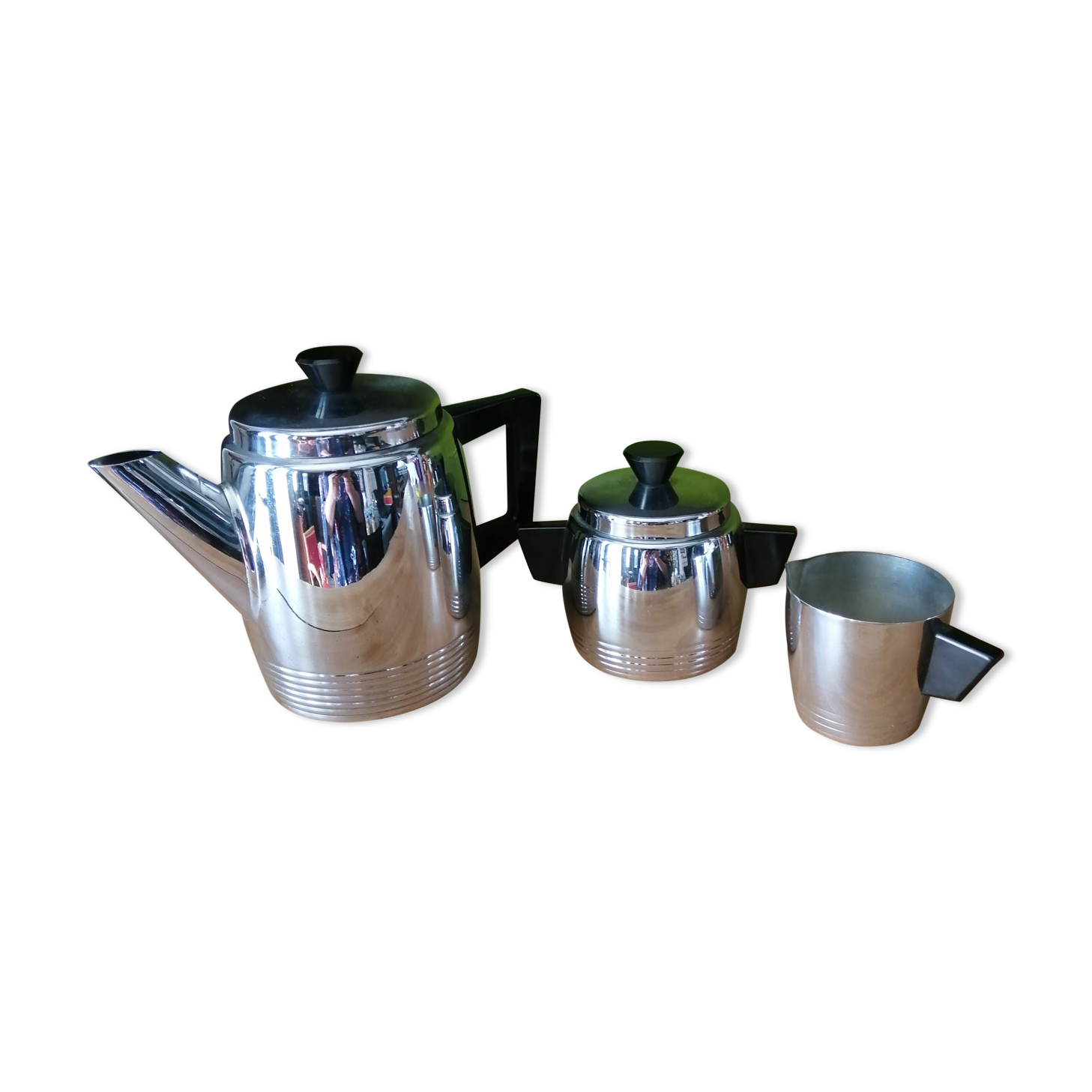 Sugar teapot and milk pot set