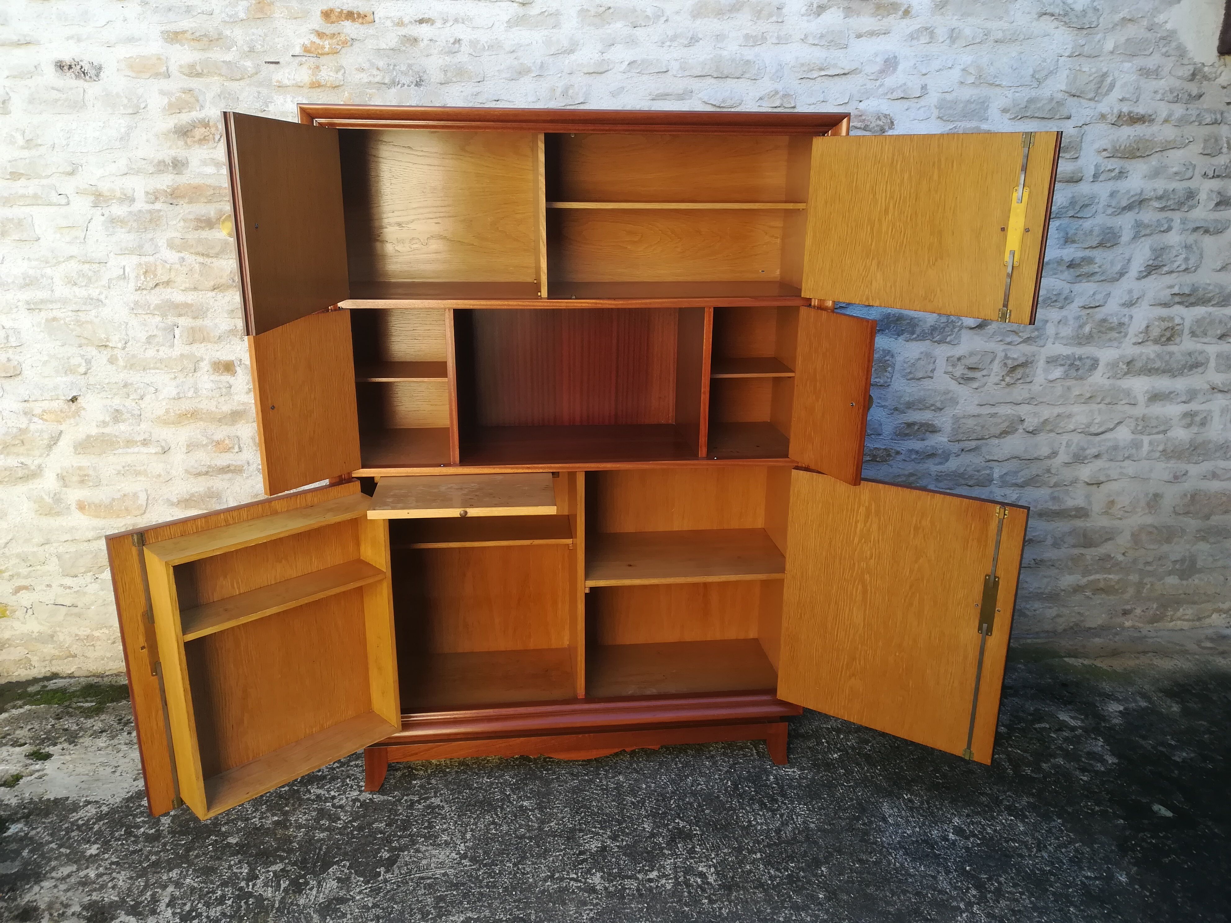 Six-door high sideboard