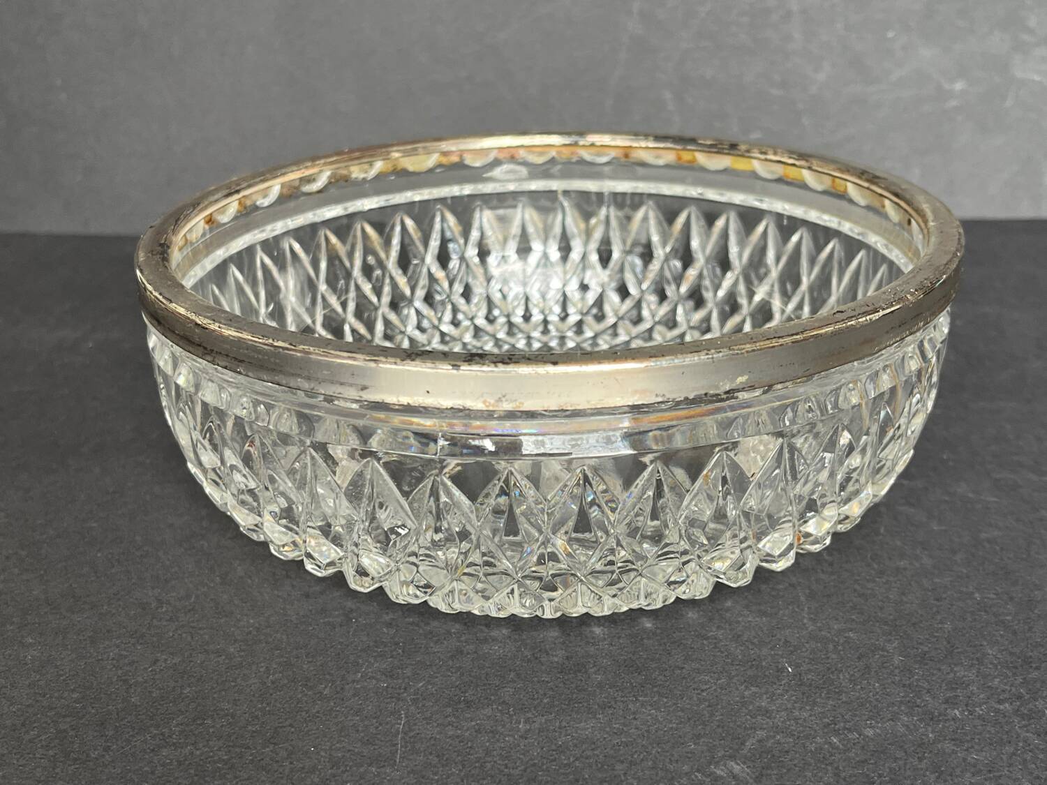 Cup, crystal hollow dish