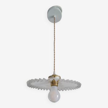 Vintage opaline chandelier