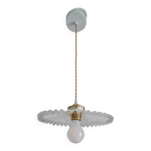 Lustre opaline vintage