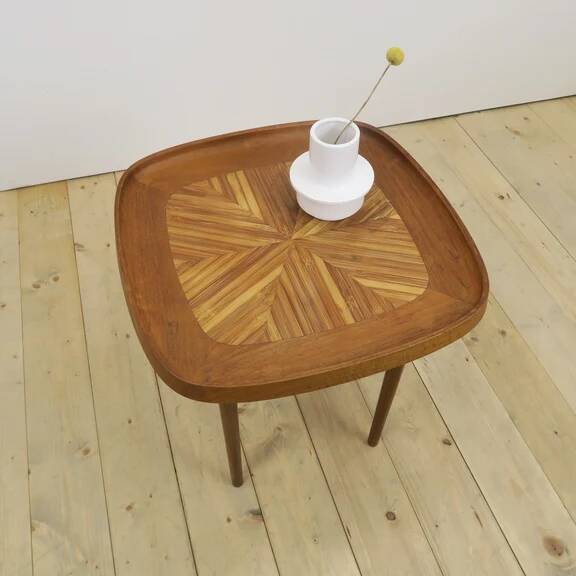Table basse de Jens Quistgaard pour Nissen Langå, années 50