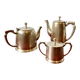 Antique Art Deco silver-plated tea and coffee set
