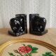 Pair of greenhouse books ceramic vintage elephant