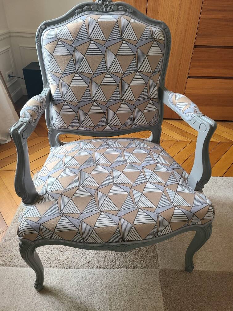 Fauteuils Louis XV modernisés