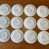 Set of 12 Saint Amand plates