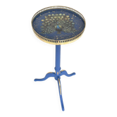Louis XVI style guéridon decorated with a peacock.