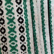 Cotton &  linen tablecloth vintage light green color