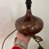 Glazed earthenware lamp base