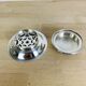 Coquillor silver metal butter dish