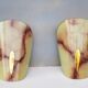 Mid Century Wall Sconces Shades Alabaster Glass Shades