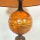 Neoclassical lamp with antique decorations