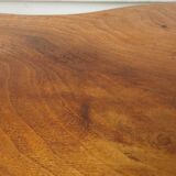Table console tripode "violon" en noyer blond