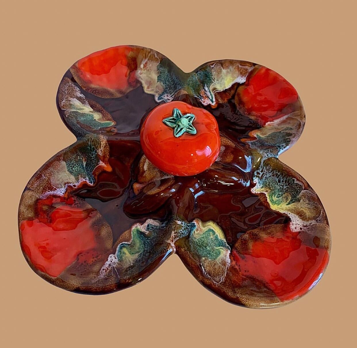 Original vallauris ceramic top