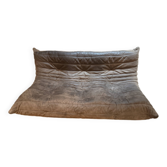 Togo brown alcantara Ligne Roset