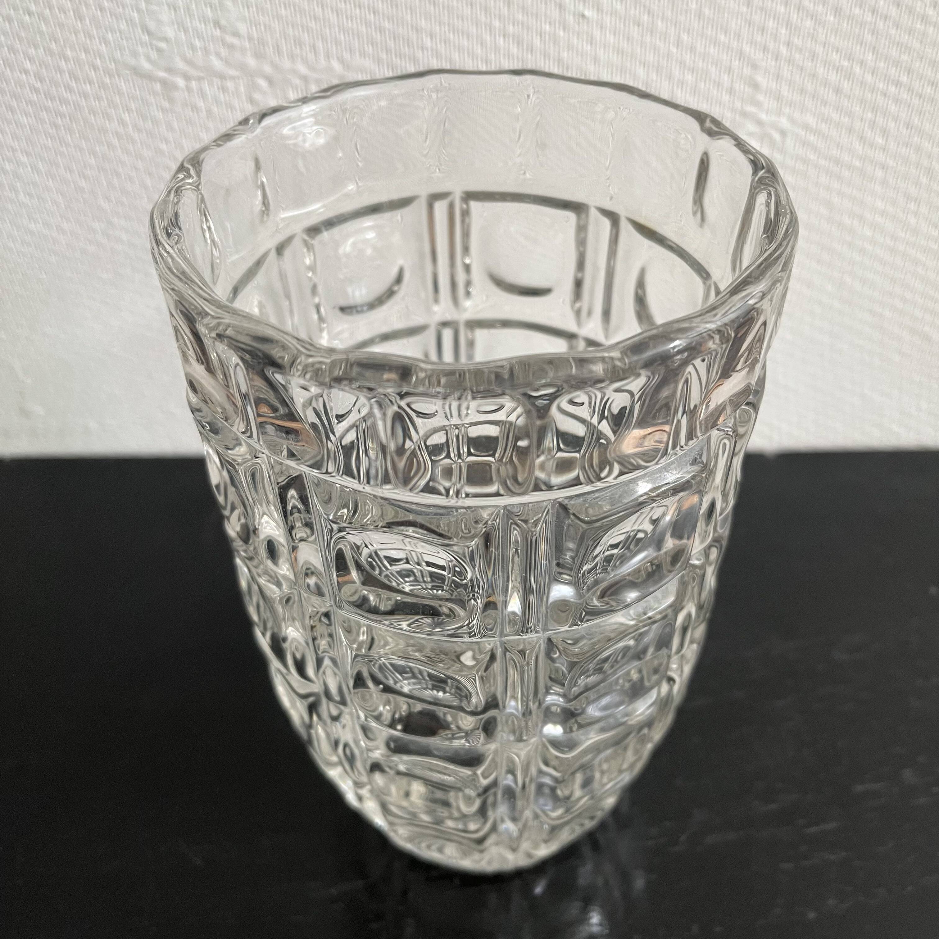 Vintage Arques crystal vase