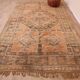 Terracotta Vintage Moroccan Rug 199 x 342 cm, Berber Handmade Wool Rug boho